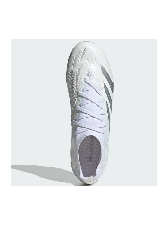 adidas Predator Pro Fußballschuhe mit Stollen Weiß