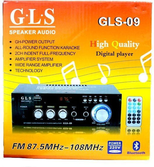 Ενισχυτής Karaoke GLS-09 Μαύρος