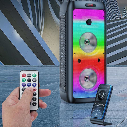 Kakusiga Sistem De Karaoke Cu Microfon Wireless Și Efecte De Iluminare KSC-821 Negru