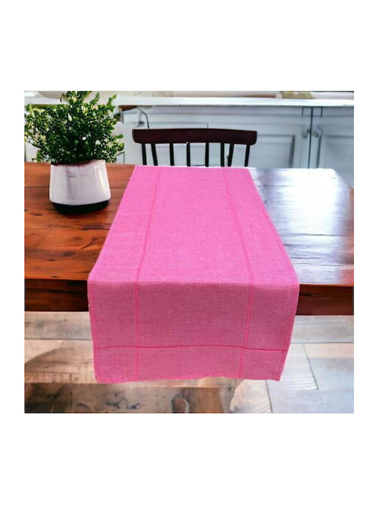 Linea Home Läufer Leinen Fuchsie 40x150cm