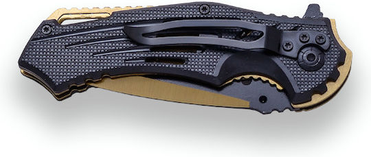 Joker Assisted Joker Pocket Knife Automatic Black with Blade made of Stainless Steel