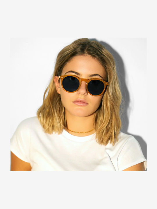 Meller Kubu Unisex Sunglasses with Green Plastic Frame and Green Lens K-GREENOLI
