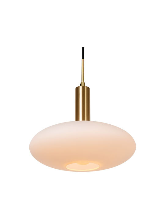 Lucide Lightning Pendant Light Gold with Socket E27