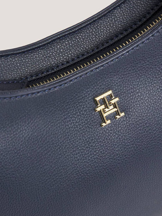 Tommy Hilfiger Γυναικεία Τσάντα Ώμου Navy Μπλε