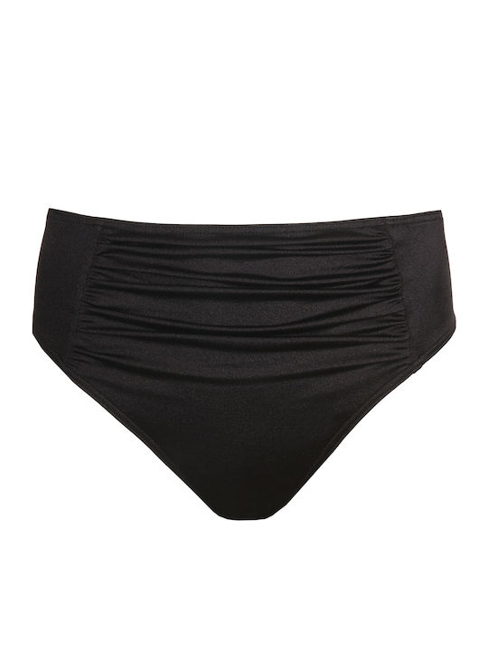 Bikini Slip Ψηλόμεσο Καφέ