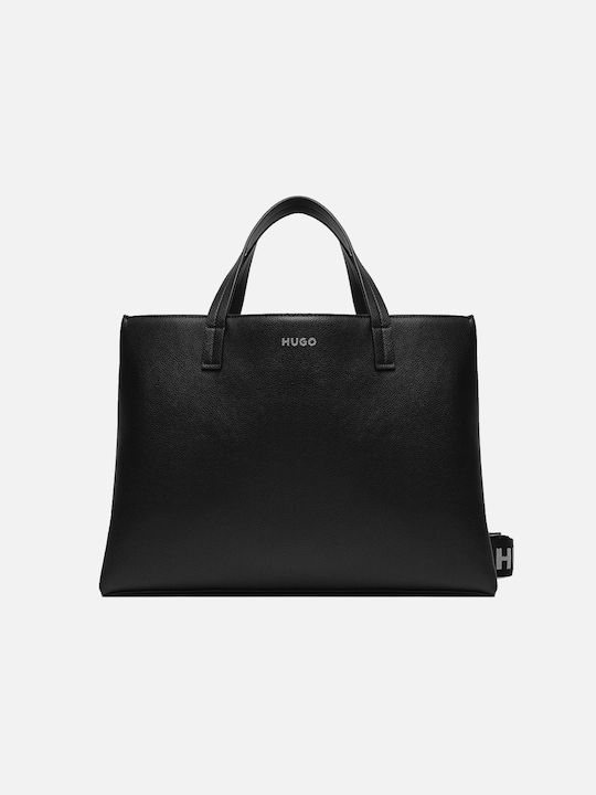 Hugo Boss Din piele Geantă de damă Tote De mână Neagră