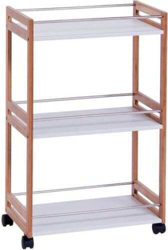Zeller Επιδαπέδια Ραφιέρα Μπάνιου Ξύλινη 51x30x81cm Λευκή Zeller Επιδαπέδια Ραφιέρα Μπάνιου Ξύλινη 51x30x81cm Λευκή