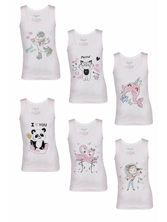 Onurel Kids Tank Tops Set MULTIPLE 6pcs