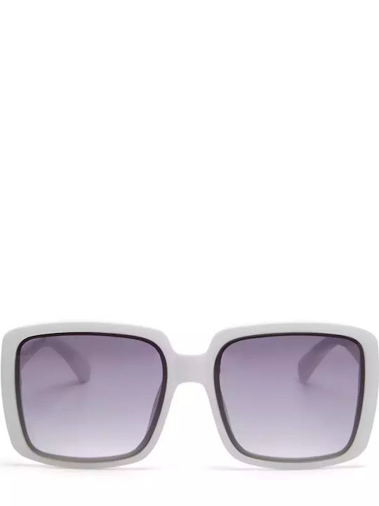 Okkia Alessia Women's Sunglasses with White Horn-Rimmed Frame