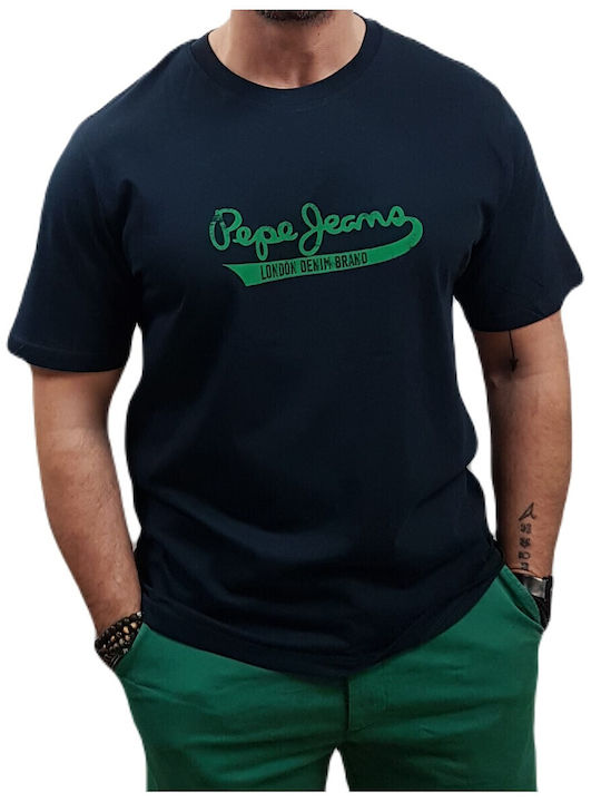 T-shirt Navy Μπλε
