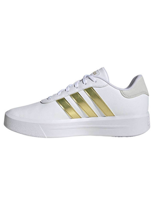 Court Platform Sneakers White
