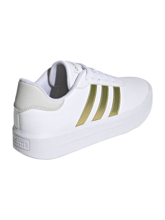 Court Platform Sneakers White