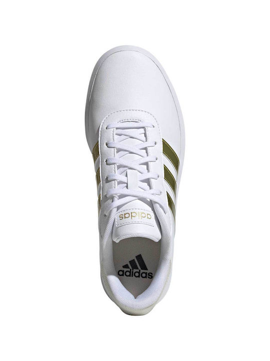 Court Platform Sneakers White