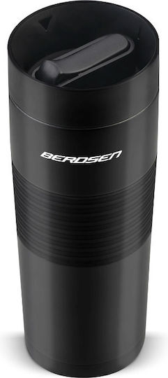Berdsen Flasche Thermosflasche Rostfreier Stahl 590ml Schwarz
