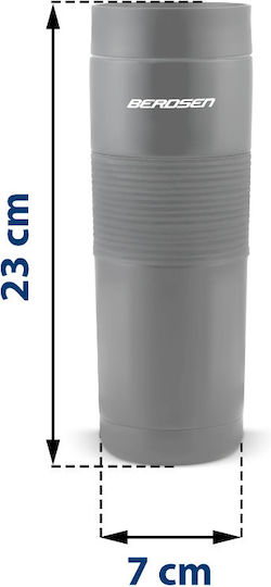 Berdsen Flasche Thermosflasche Rostfreier Stahl 590ml Schwarz