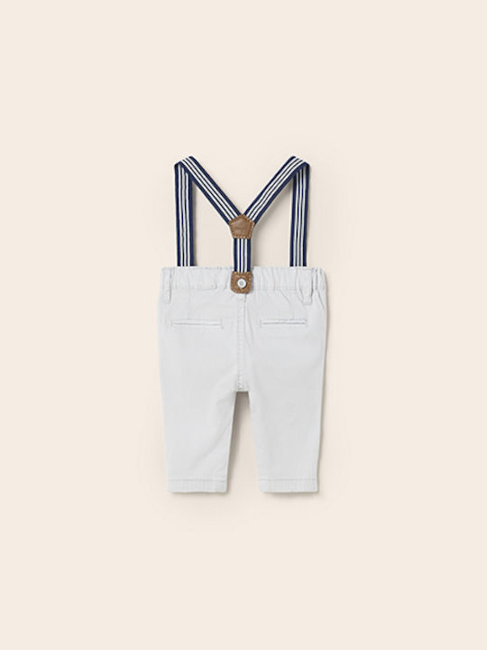 Mayoral Kids Trousers Grey Μακρύ