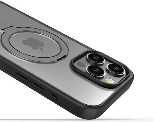 Devia Задна корица Пластмаса / Силикон Черен (iPhone 15 Pro)