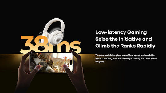 Remax RB-850HB Ασύρματα Bluetooth Over Ear Ακουστικά με 100 ώρες Λειτουργίας Λευκά