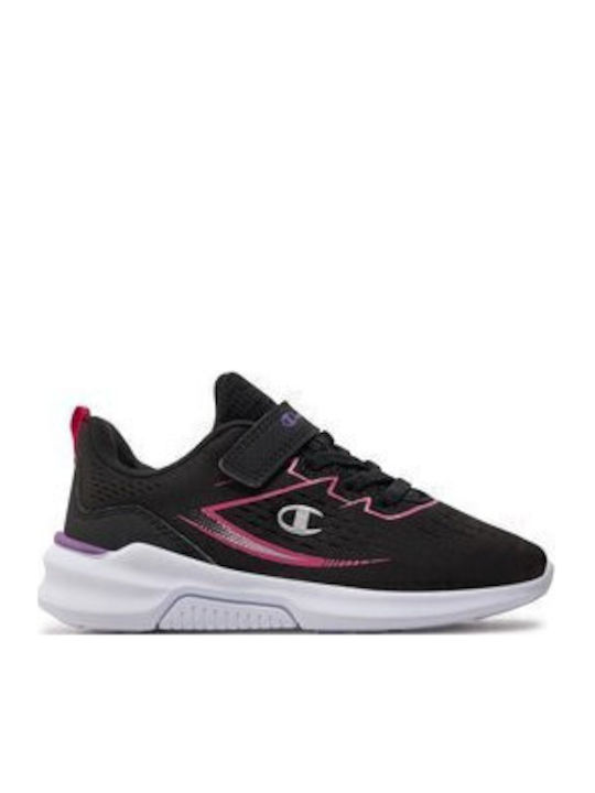 Nimble G Ps Kids Sports Shoes Running with Hoop & Loop Closure Nbk / Fucsia / Purple