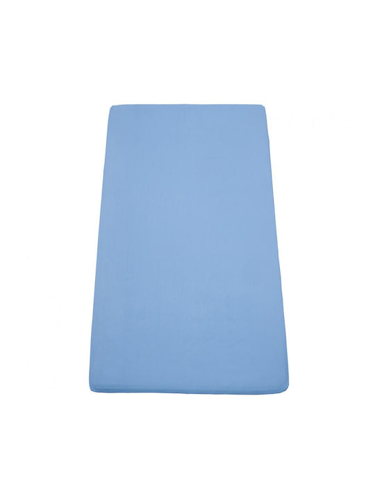 Heinner Cearșaf Single cu Elastic 90x200cm. Albastru