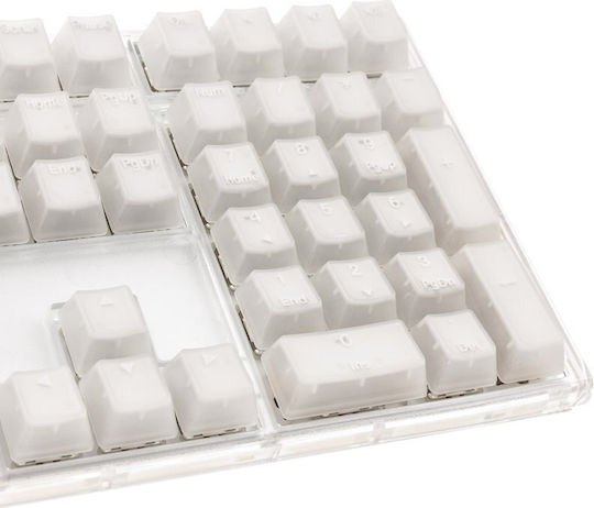 Ducky One 3 Aura Gaming Μηχανικό Πληκτρολόγιο με Cherry MX Brown διακόπτες και RGB φωτισμό (Αγγλικό US) Λευκό