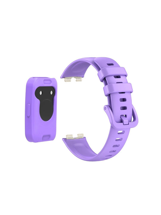 Protective Case Θήκη Σιλικόνης σε Μωβ χρώμα για το Huawei Band 8 Protective Case Θήκη Σιλικόνης σε Μωβ χρώμα για το Huawei Band 8