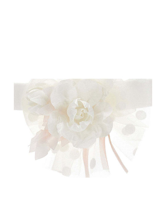 Monnalisa Kids Hair Band in White Color