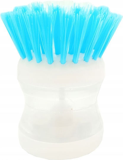 Perie de vase, Zola®, cu dozator de detergent, albastru deschis