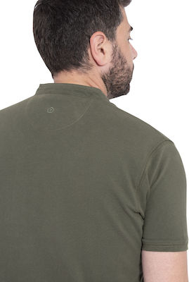 Pentagon Levantes Henley Shirt Camo T-shirt in Green color