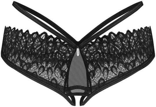 Obsessive Majtki Donarella Femei Sexy Slip cu decupaje Negru