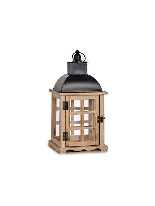 Gift Decor Metallic Lanterns Set Black 14x40x20cm 6pcs