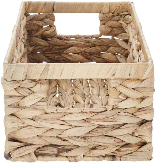 Butlers Dekoratives Korb Metallisch mit Griffen Beige 30x20cm