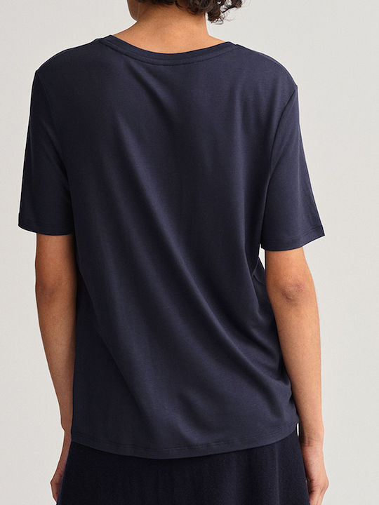 Gant Къс Ръкав Dri-Fit T-shirt за Мъже Тъмносиня