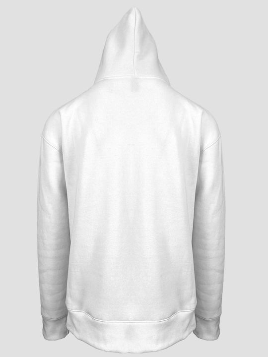 Bunqrn - Rose/rose - Hooded Sweatshirt With Hood White