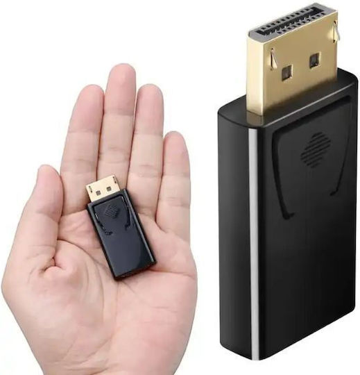 Προσαρμογέας Displayport Σε Hdmi Για Tv/projector Speed 10,8 Gb/s, Μαύρος - Μαύρος