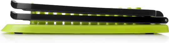 Vegetable Slicer For Salads Ibili-easycook, Plastic/stainless Steel, 21x12x3 Cm, Green/black