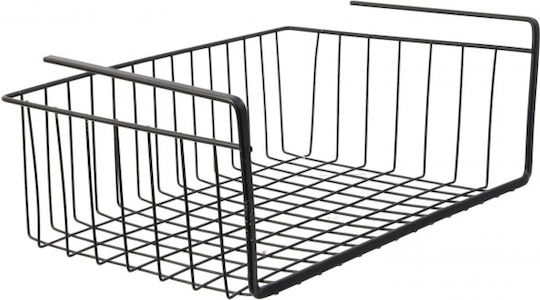 Zeller Pendant Metal Shelf 41x26x15cm Black