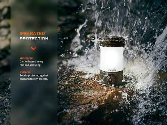 Dulotec CL26R Pro Φανάρι Led Μπαταρίας για Camping Αδιάβροχο με Φακό 650lm Λευκό