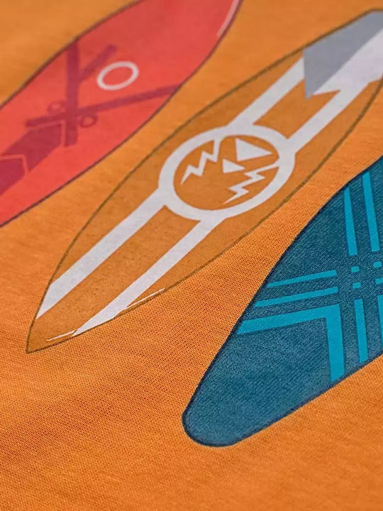 Ako Boys Тениска за момчета Gone Surfing Orange