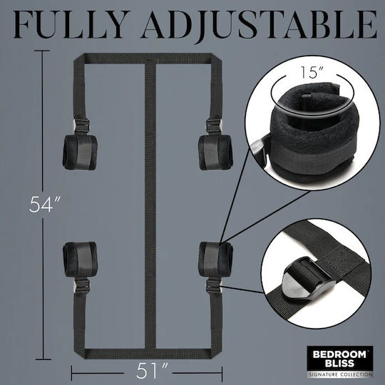 Xr - Bedroom Bliss Black Bed Ties