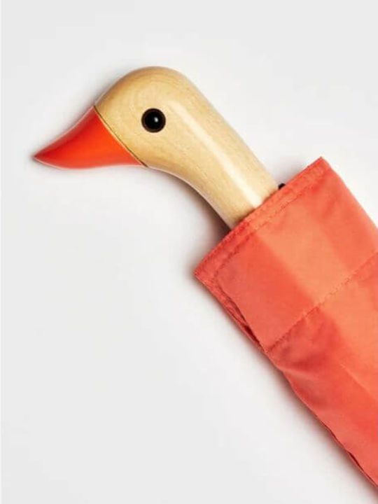 Regenschirm Original Entenkopf Pfirsich Automatisch Umweltfreundlich 35cm