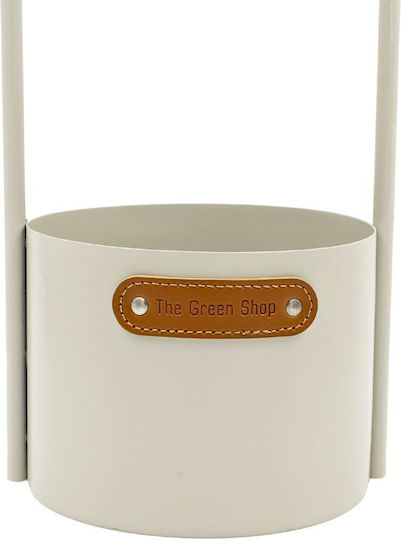 Koopman Plant Pot Metal Beige