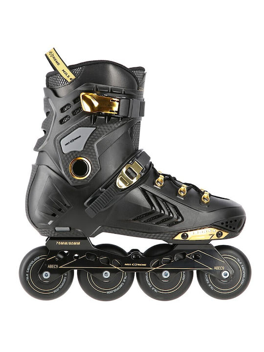 Rollers Nils Extreme Na20002, Μαύρος/ Χρυσός