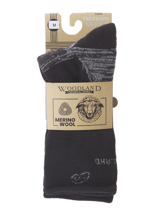 Woodland - Isothermal Merino Socks - Black/Grey