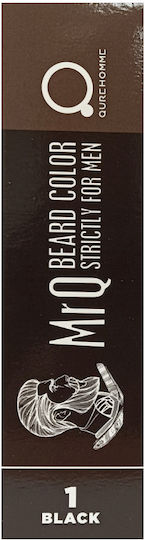 Qure Dye Beard & Moustache Grooming Set for Mustache M-101 Black