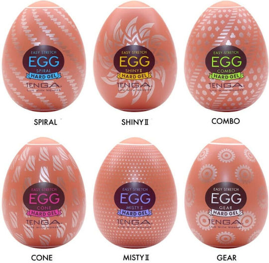 Tenga - Hard Boiled Masturbator Egg Pack 6 Units