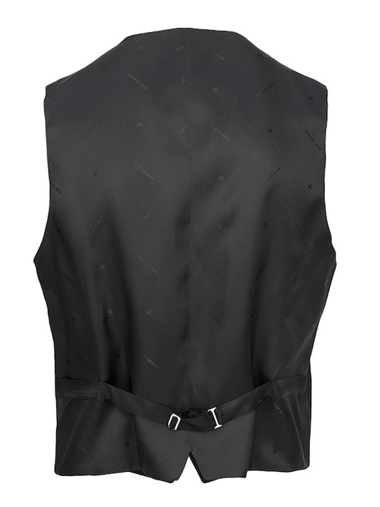 Suit with vest Manuel Ritz Black Abito C-gilet 3630arw3328-240000-99