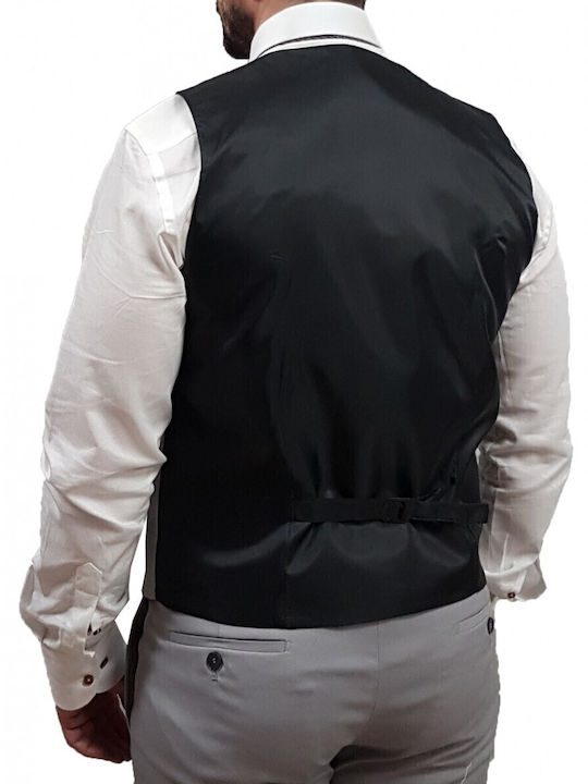 19v69 Versace - 07.31.adriano - Grey - Slim Fit Suit - Gray Melange