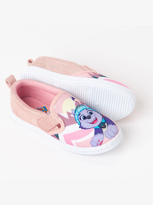 Παπούτσια Ροζ Με Στάμπα Paw Patrol Κιτρινο Cas2s24-lg521