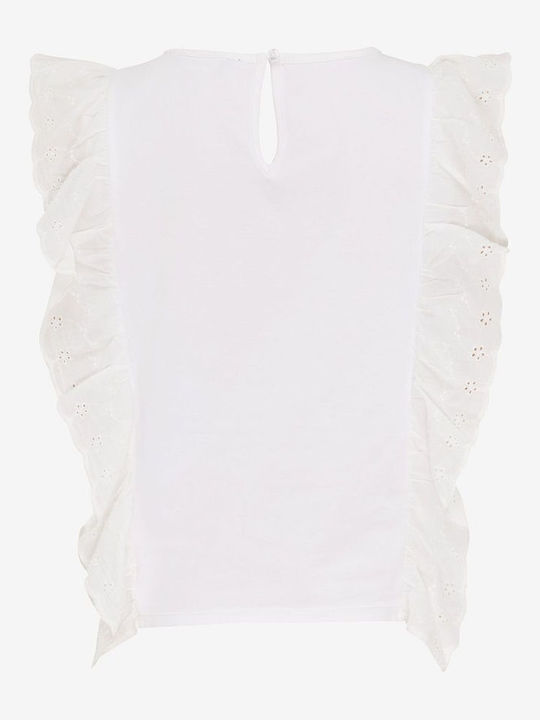 Mexx Fashion Kinder Bluse Off White Mf007702041g